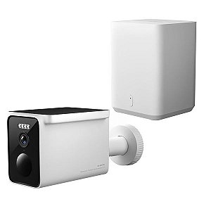Câmera IP Xiaomi Solar Outdoor BW400 Pro Kit - Branco/Preto
