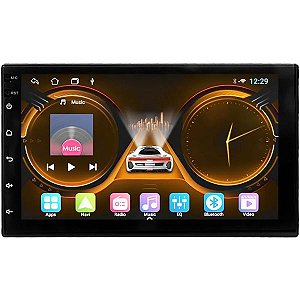 Car Audio Hetzer H-PRO 7" CarPlay Bluetooth - Preto