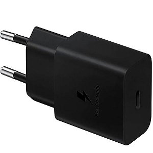 Carregador de Parede Samsung + Cabo USB-C 15W EP-T1510XBEGWW - Preto