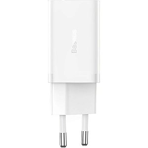 Carregador de Parede USB-C Baseus CCGP180102 Gan5 Pro - Branco