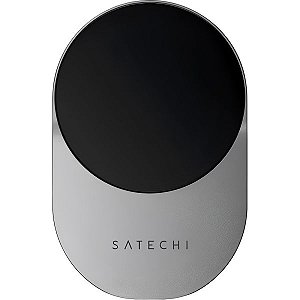 Carregador para Carro Satechi Qi2 ST-Q2CCM 15 W Sem Fio - Preto/Cinza