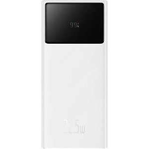 Carregador Portátil Baseus Star-Lord LCD 22.5 W 10.000 mAh 2 x USB-A + USB-C - Branco (PPXJ100002)