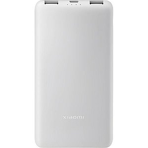 Carregador Portátil Xiaomi PowerBank 22.5 W 10000 mAh USB - Cinza Claro
