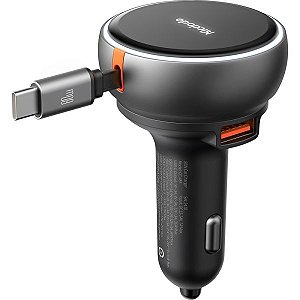 Carregador Retrátil Mcdodo para Carro CC-4850 80 W - Preto