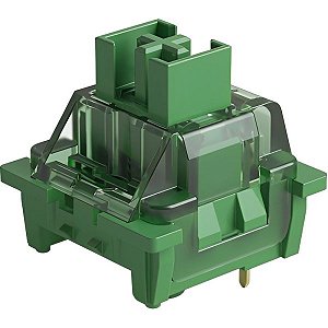 Conjunto de Switch Mecânico Akko V3 Matcha Green Pro para Teclado - 45 peças