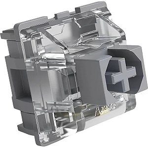 Conjunto de Switch Mecânico Akko V3 Silver Pro para Teclado - 45 peças