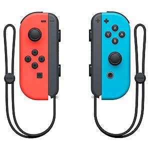 Controle para Nintendo Switch Joy-Con - Vermelho/Azul