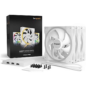 Cooler Be quiet! Light Wings para Gabinete ARGB 120 mm BL100 - Branco