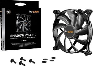 Cooler Be quiet! Shadow Wings 2 140mm PWM BL086 - Preto