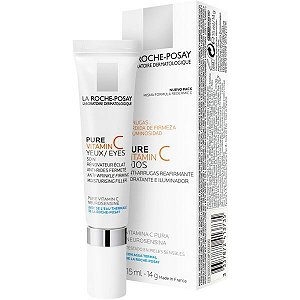 Creme Antirrugas La Roche-Posay Pure Vitamin C para Contorno dos Olhos - 15mL