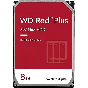 Disco Rígido Interno Western Digital WD Red Plus NAS 8 TB (WD80EFPX)