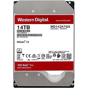 Disco rígido interno Western Digital WD Red Pro NAS 14 TB (WD142KFGX)