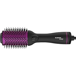 Escova Secadora de Cabelo Taiff Easy 1200 W 220v - Preto/Rosa