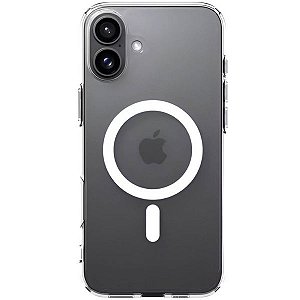 Estojo Protetor Spigen iPhone 16 Crystal Hybrid Mag Fit - White (ACS08225)