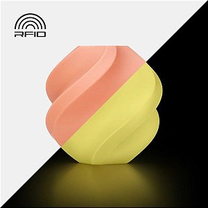 Filamento para Impressora 3D Bambu Lab PLA Glow 1.75 mm - Glow Orange 1kg