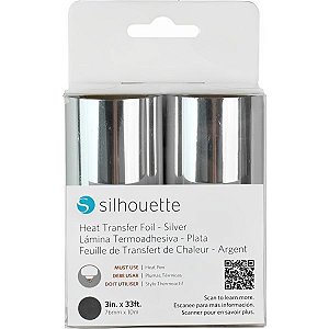 Folha de Transferência Silhouette para Curio 2 FOIL-TRANS-SVR - Prata