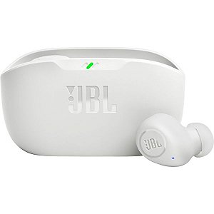 Fone de ouvido JBL Vibe Buds TWS Bluetooth - Branco