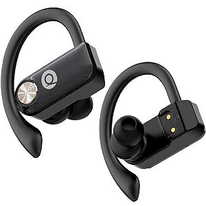 Fone de ouvido Quanta QTFOE10 Bluetooth - Preto