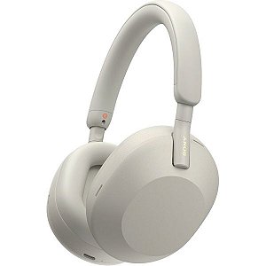 Fone de ouvido Sony WH-1000XM5 Bluetooth com Noise Cancelling - Prata