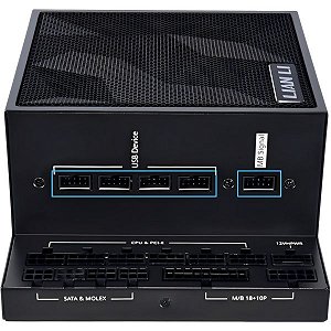 Fonte de Alimentação Lian Li EDGE850 80 Plus Platinum Full Modular 850 W - Preto