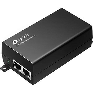 Fonte de Alimentação PoE Injector 1000 MB/s - Preto