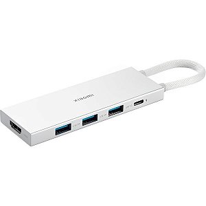 Hub Xiaomi BHR8804GL 5 em 1 Type-C - Prata