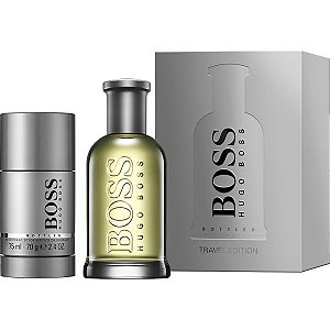 Kit Perfume Hugo Boss Boss Bottled EDT 100mL + Desodorante em Barra 75mL