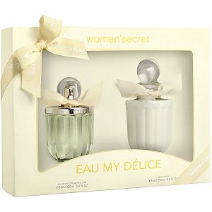 Kit Perfume Women'Secret Eau My Delice EDT 100mL + Loção Corporal 200mL - Feminino