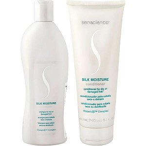 Kit Senscience Silk Moisture Shampoo 280mL + Condicionador 240mL