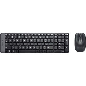Kit Teclado + Mouse Sem fio Logitech MK220 (Espanhol)