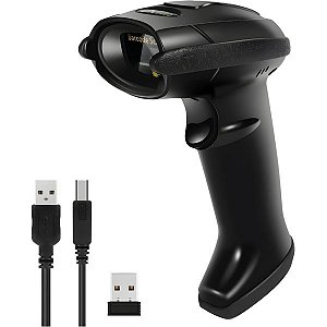 Leitor de Código de Barras ZKTeco ZKB103 1D Sem Fio - Preto