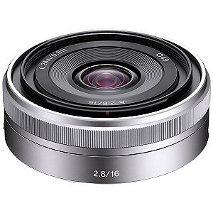 Lente Sony SEL 16mm f/2.8 Grande Angular