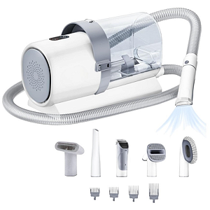 Máquina de Cortar Pelo e Higiene para Animais Xion + Kit XI-MULTIPET 220V - Branco