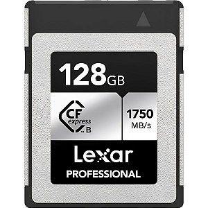 Memória CFexpress Lexar Professional Tipo B Silver 1750 MB/s-1300 MB/s 128 GB (LCXEXSL128G-RNENG)