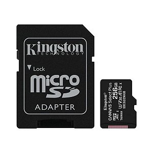Memoria Micro SD Kingston Canvas Plus 100 MB/s 256 GB