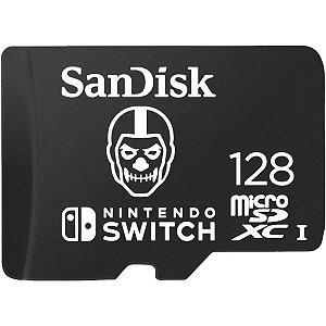 Memória Micro SD Sandisk Nintendo Fortnite 100-90MB/S 128 GB (SDSQXAO-128G-GN6ZG)