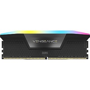 Memória RAM DDR5 Corsair 5600 MHz 16 GB Vengeance RGB (1x16) - Preto (CMH16GX5M1B5600C40)