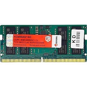 Memória RAM DDR5 Keepdata 4800 MHz 16 GB KD48S40/16G