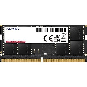 Memória RAM para Notebook DDR5 Adata Premier 4800 MHz 8 GB AD5S48008G-S - Preto