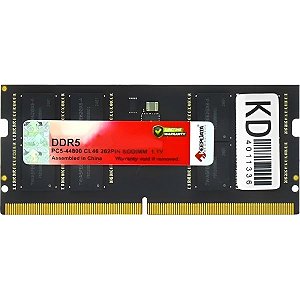 Memória RAM para Notebook DDR5 Keepdata 5600 MHz 16 GB KD56S46/16G