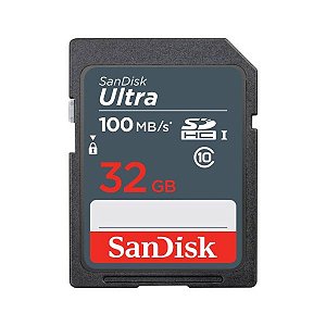 Memória SD SanDisk Ultra 100 MB/s C10 32 GB