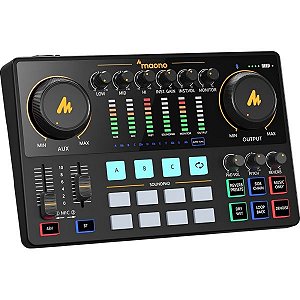 Mezclador de Áudio Maono AME2 - Preto