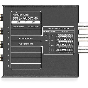 Micro Conversor Blackmagic Design SDI para Áudio 4K (CONVMCSAUD4K)