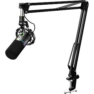 Microfone com Suporte Maono PD200XS USB/XLR - Preto