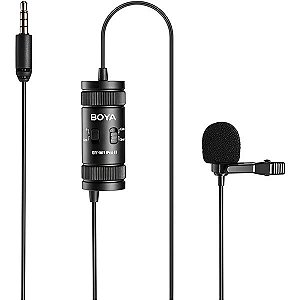 Microfone de Lapela Boya BY-M1 Pro II - Preto