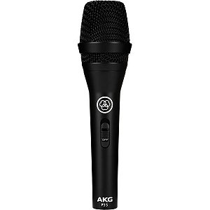 Microfone Sem Fio AKG P3S Dynamic Perception XLR Cardioide - Preto