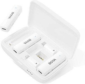 Microfone Sem Fio Boya BOYALINK - Branco