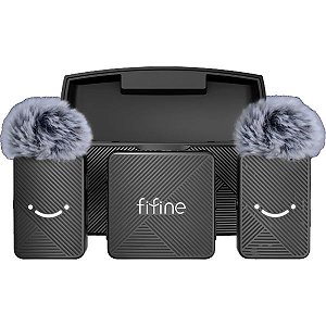 Microfone Sem fio Fifine M9 USB-C Dual - Preto