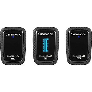 Microfone Sem Fio Saramonic BLINK500 ProX B2R (2TX+1RX)