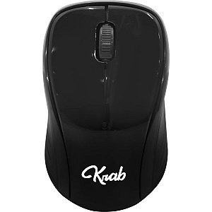 Mouse Sem Fio Krab KBMI12 - Preto